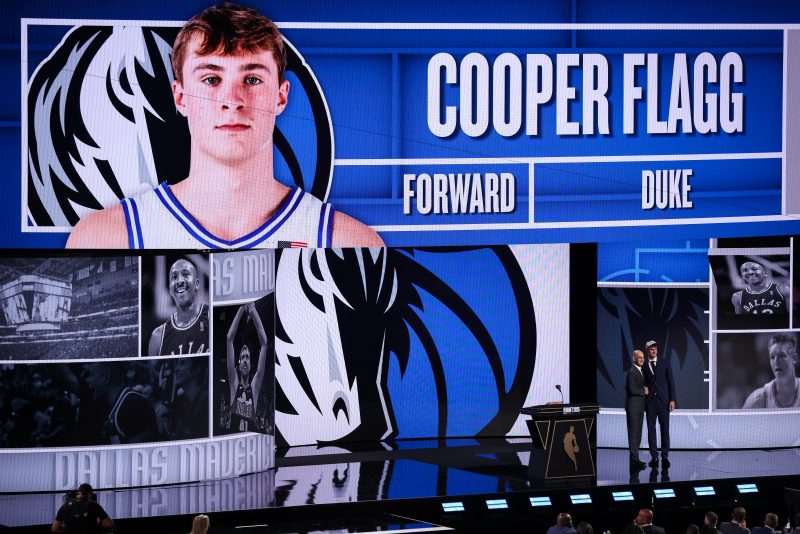 Dallas Mavericks select Cooper Flagg with No. 1 pick in 2025 NBA Draft