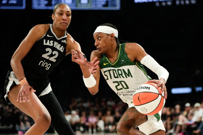 Aces host Storm in Game 1 of WNBA playoffs: Live updates, highlights