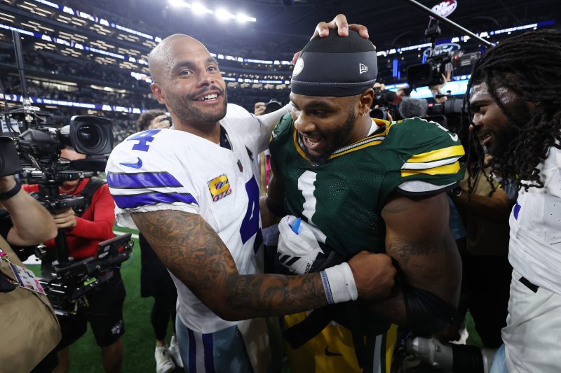 Cowboys and Packers tie in historic overtime shootout on Sunday night