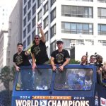 Dodgers take in Lakers-Spurs game after World Series victory