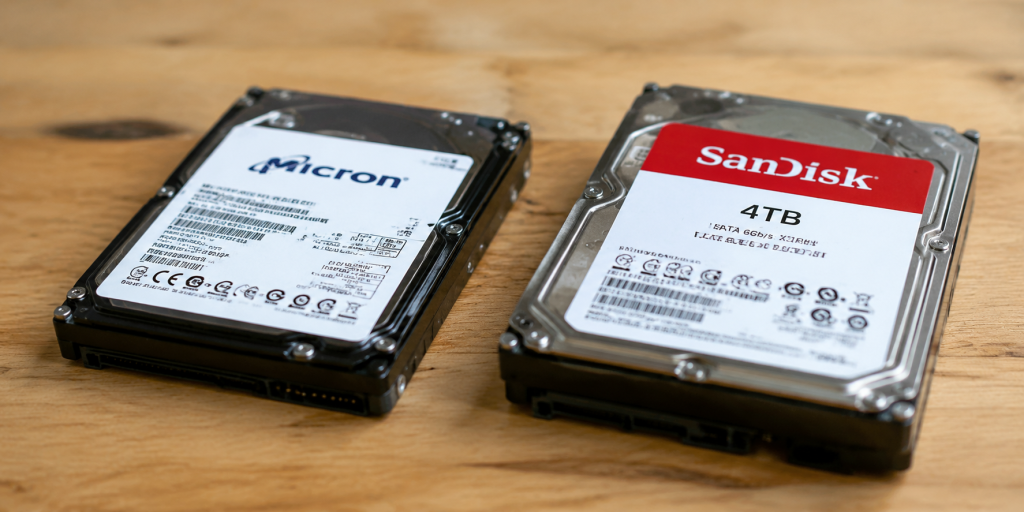 Micron stock up 3%, SanDisk gains 2.5%: what woke the memory trade?