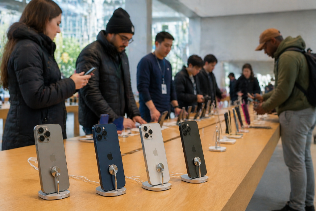 Apple stock in focus as five-iPhone blitz tests pricey AAPL valuation